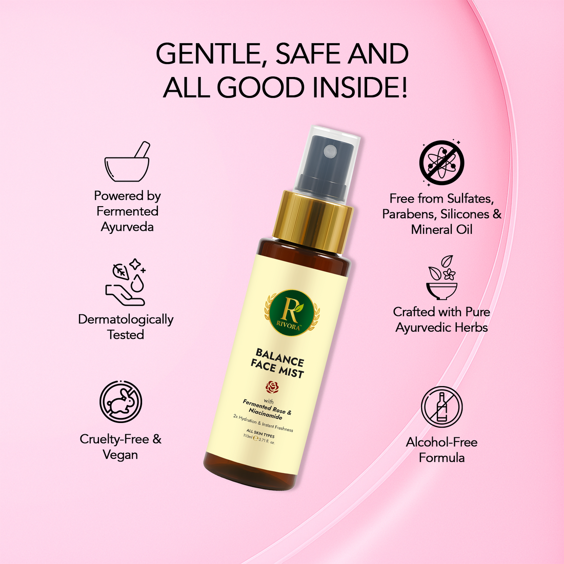 Rivora Balance Face Mist - Fermented Ayurveda Skincare