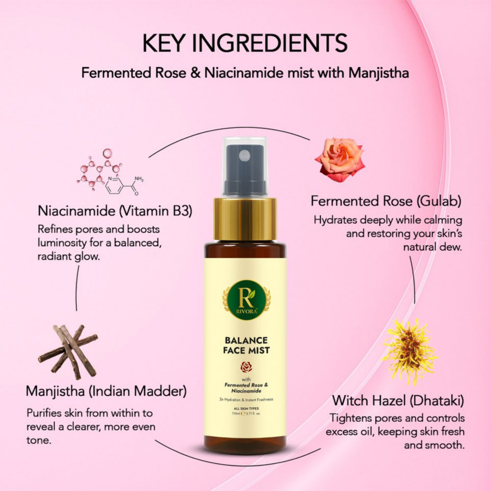 Rivora Balance Face Mist - Fermented Ayurveda Skincare